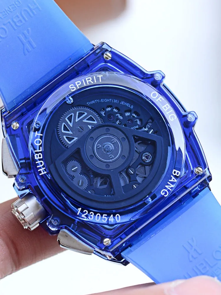 Hublot-Spirit-of-Big-Bang-Blue-Back-View